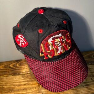 Vintage San Francisco 49ers #1 Apparel Snapback Hat Cap